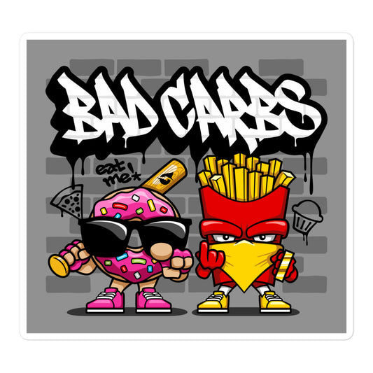 Bad Carbs Sticker