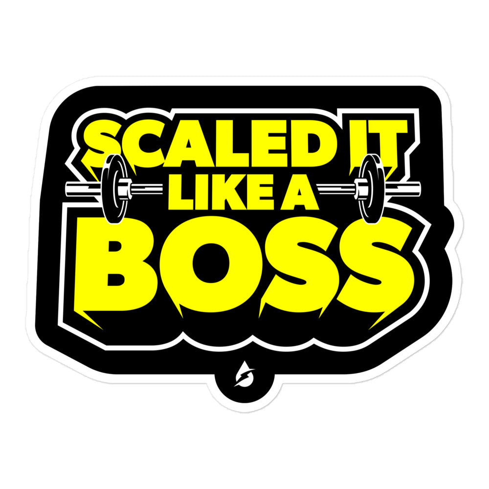 Scaled It Like A Boss Sticker