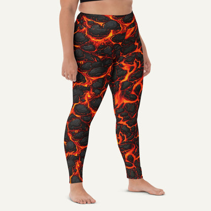 Lava Flow High-Waisted Leggings