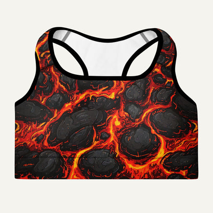 Lava Flow Padded Sports Bra