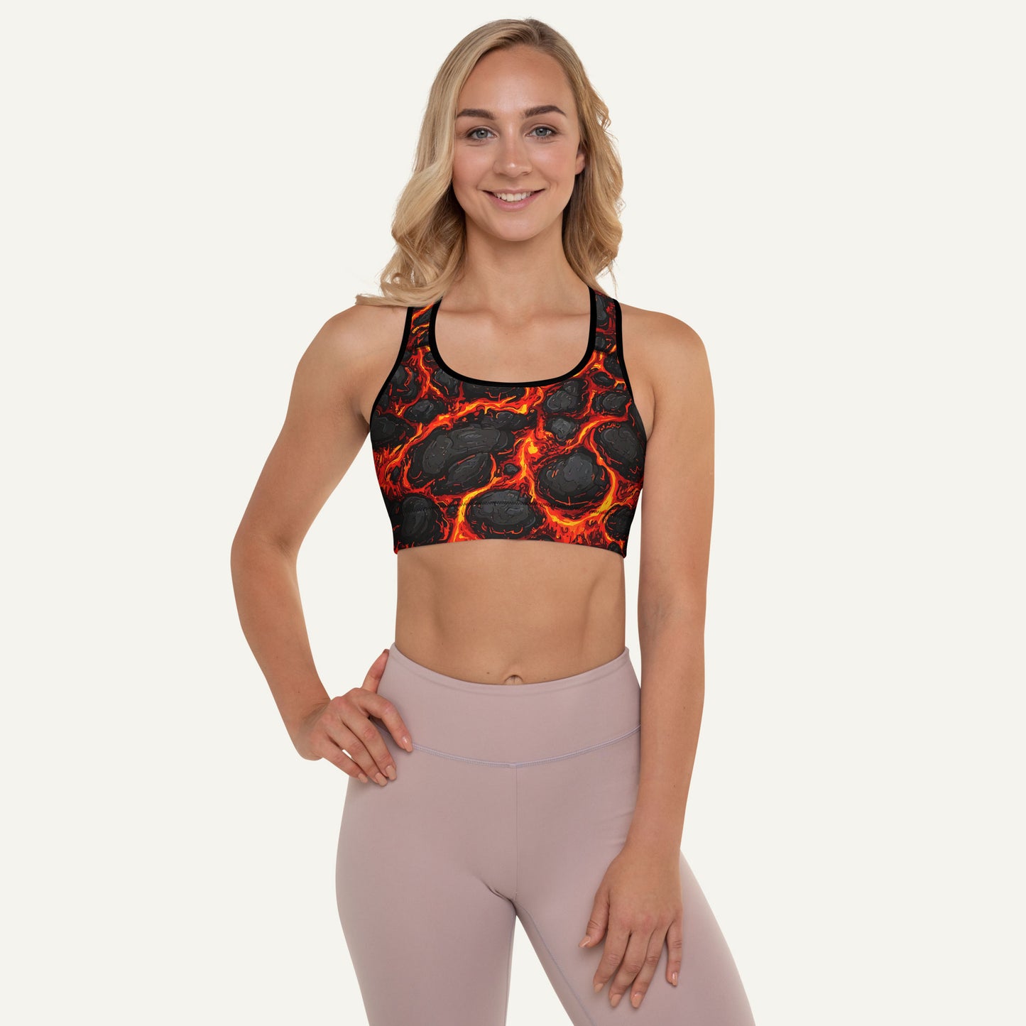 Lava Flow Padded Sports Bra