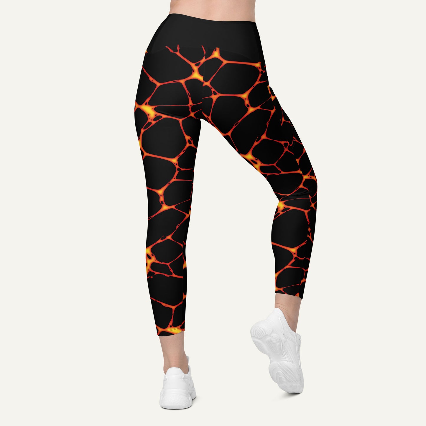 Lava Flow Crossover Pocket Leggings