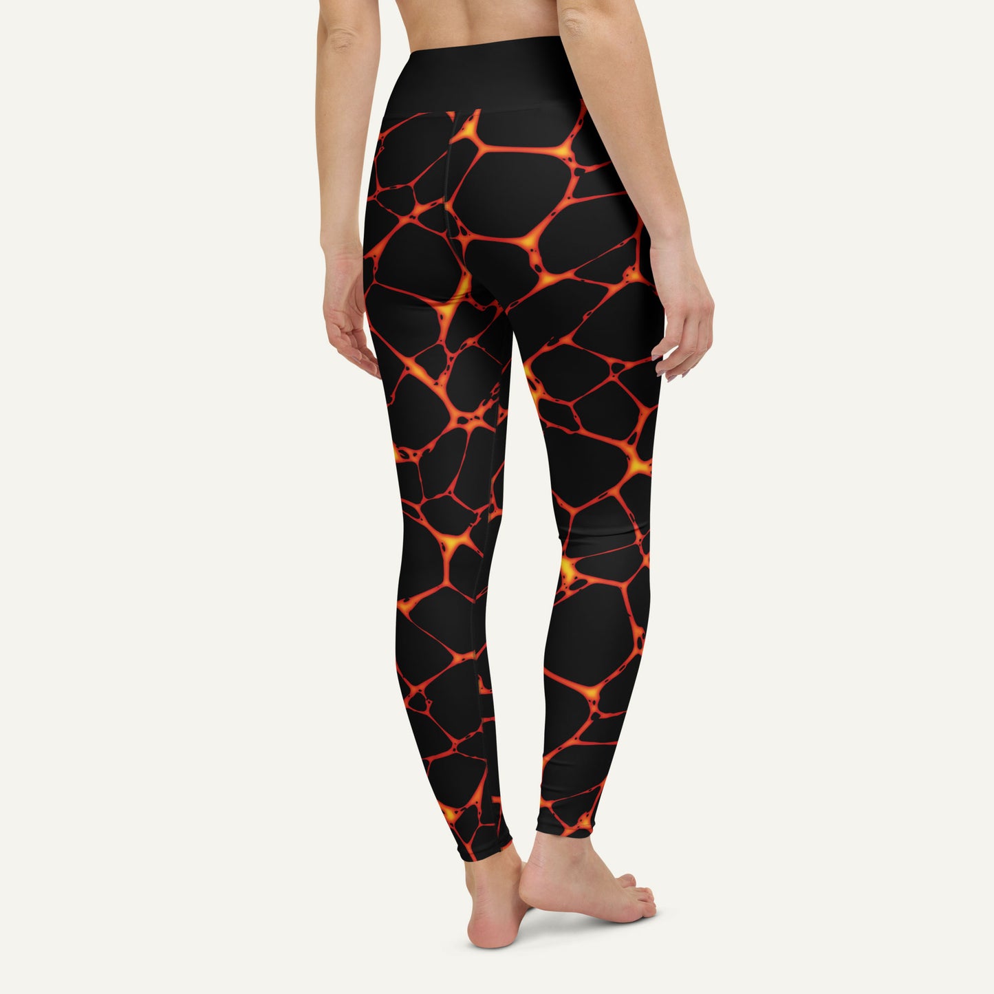 Lava Flow High-Waisted Leggings