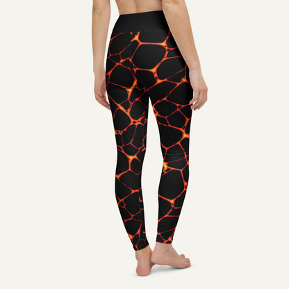Lava Flow High-Waisted Leggings