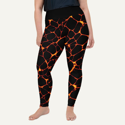 Lava Flow Plus Size Leggings