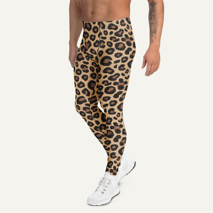 Leopard Print Men’s Leggings