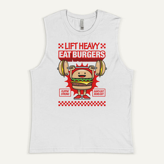 Lift Heavy Eat Burgers Men’s Muscle Tank
