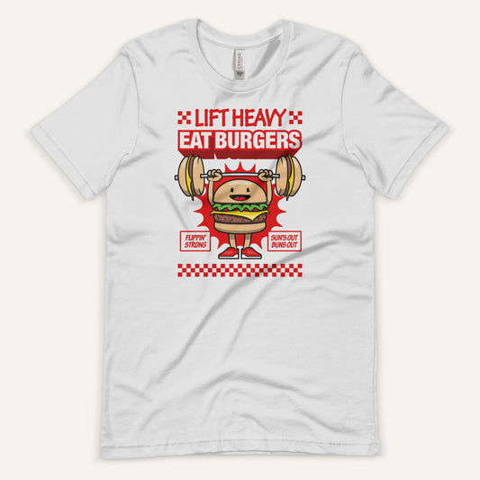 Lift Heavy Eat Burgers Men’s Standard T-Shirt