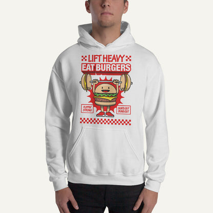 Lift Heavy Eat Burgers Pullover Hoodie