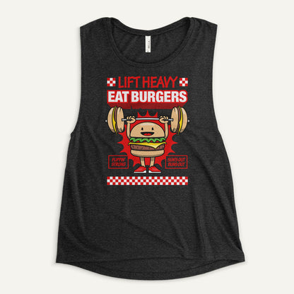 Lift Heavy Eat Burgers Women’s Muscle Tank