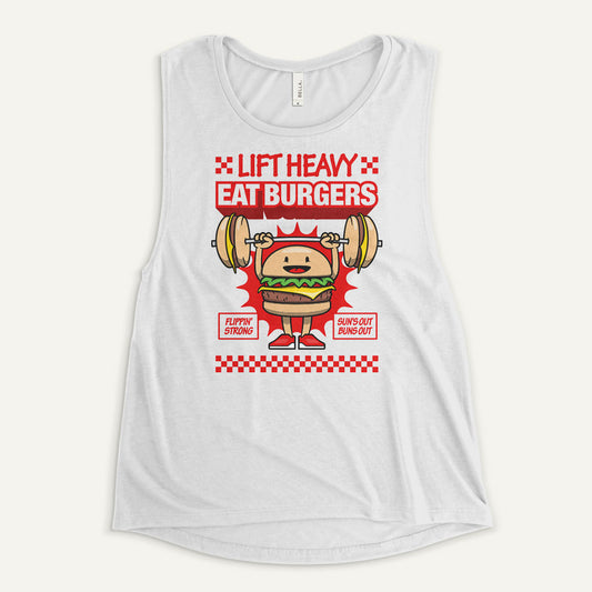 Lift Heavy Eat Burgers Women’s Muscle Tank