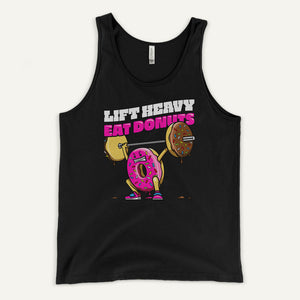Lift Heavy Eat Donuts Men’s Tank Top