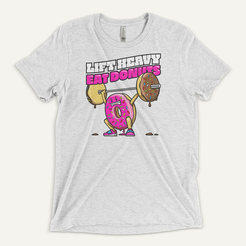 Lift Heavy Eat Donuts Men’s Triblend T-Shirt