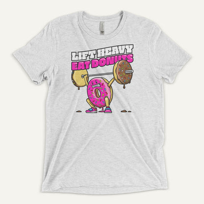 Lift Heavy Eat Donuts Men’s Triblend T-Shirt