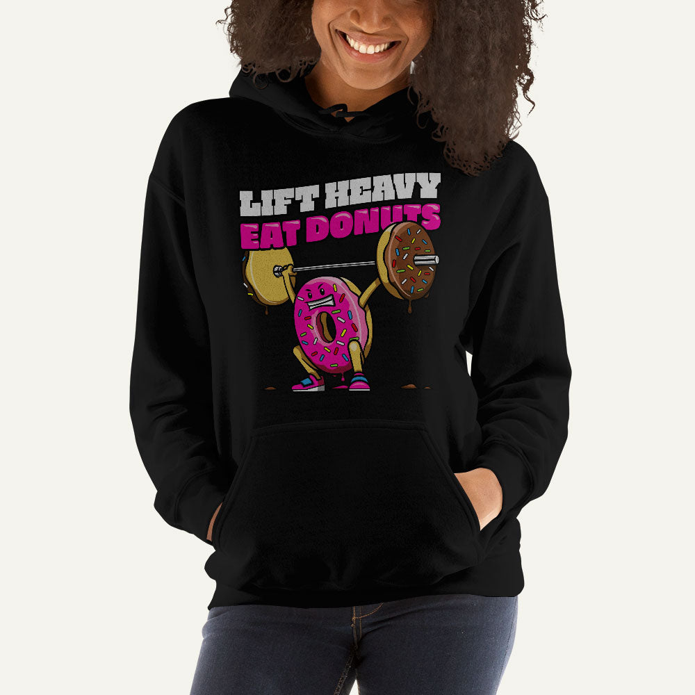 Lift Heavy Eat Donuts Pullover Hoodie