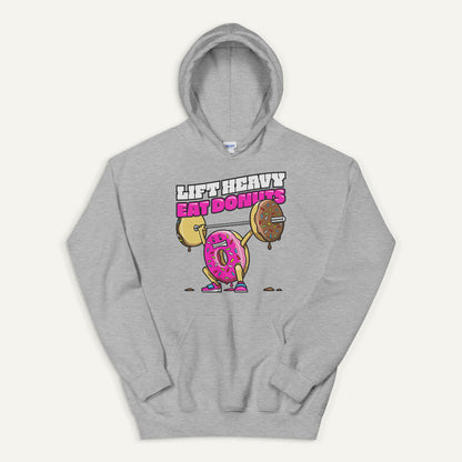 Lift Heavy Eat Donuts Pullover Hoodie