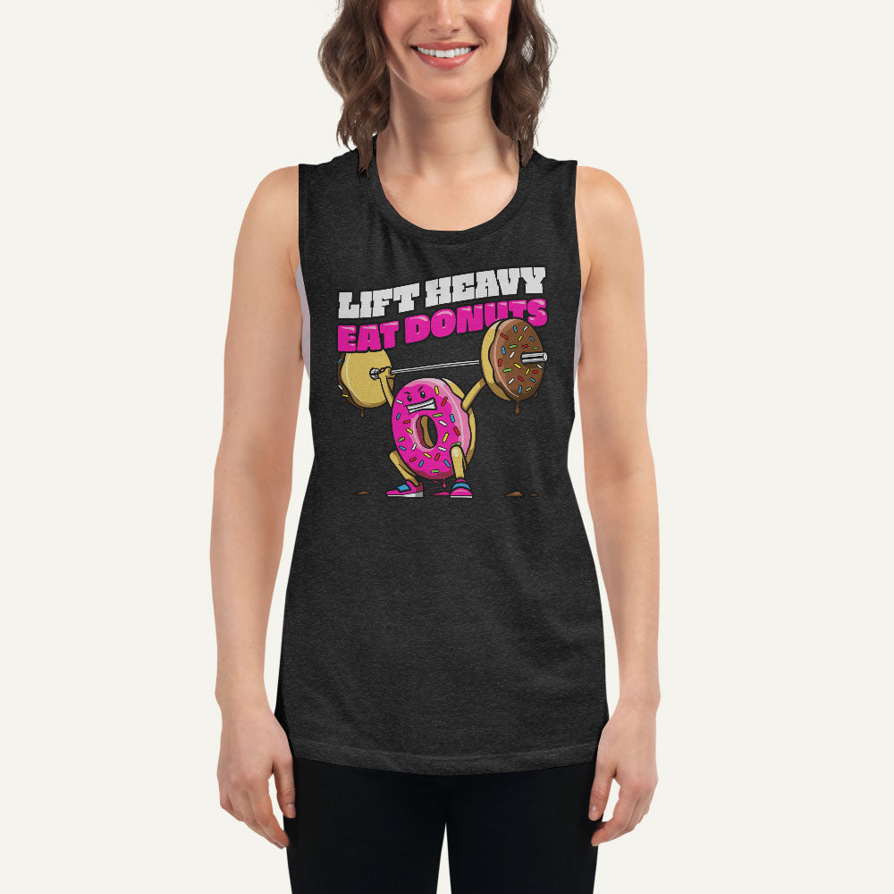 Lift Heavy Eat Donuts Women’s Muscle Tank