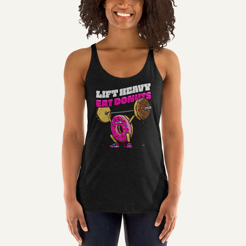 Lift Heavy Eat Donuts Women’s Tank Top