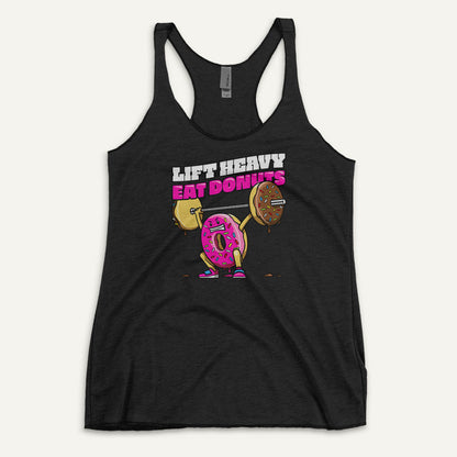 Lift Heavy Eat Donuts Women’s Tank Top