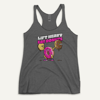 Lift Heavy Eat Donuts Women’s Tank Top