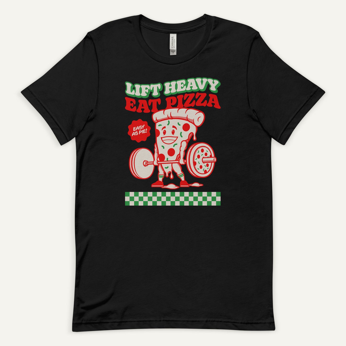 Lift Heavy Eat Pizza Men’s Standard T-Shirt