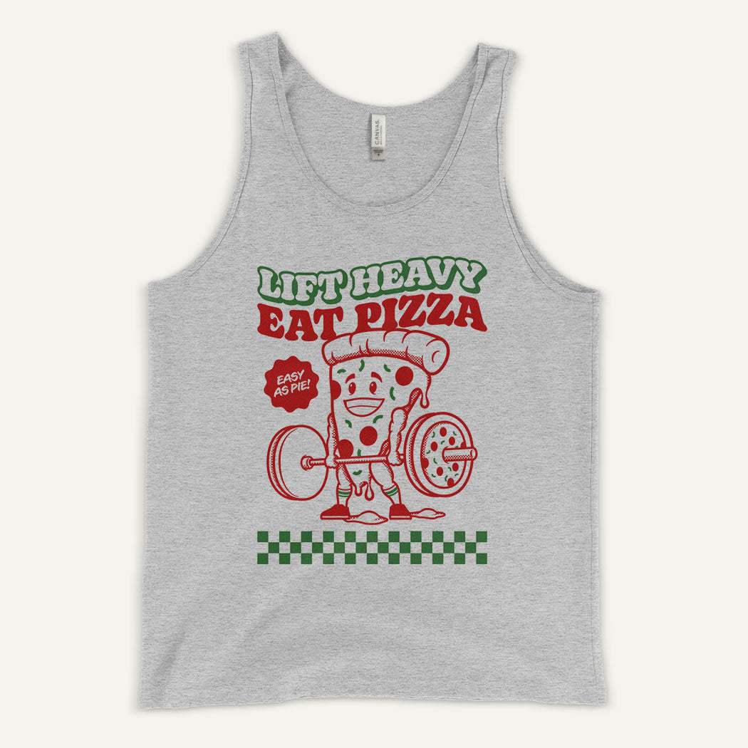 Lift Heavy Eat Pizza Men’s Tank Top