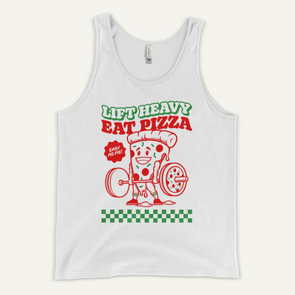 Lift Heavy Eat Pizza Men’s Tank Top