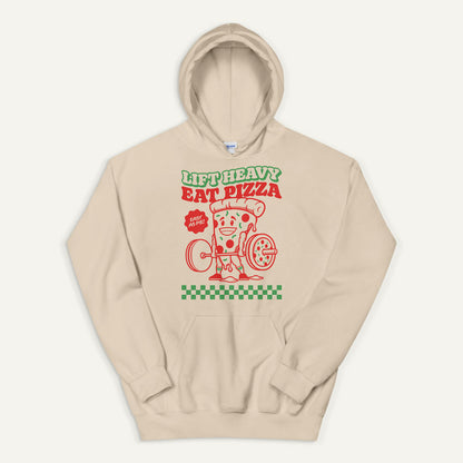 Lift Heavy Eat Pizza Pullover Hoodie