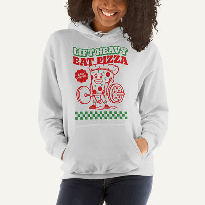 Lift Heavy Eat Pizza Pullover Hoodie