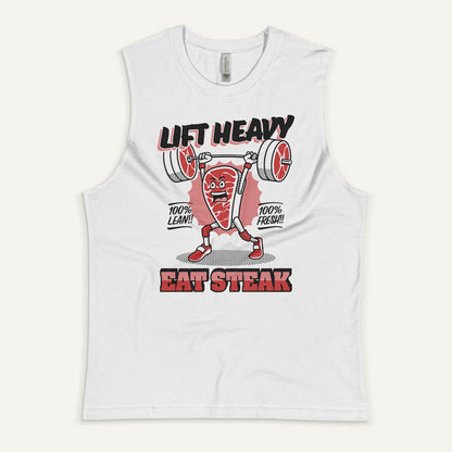 Lift Heavy Eat Steak Men’s Muscle Tank