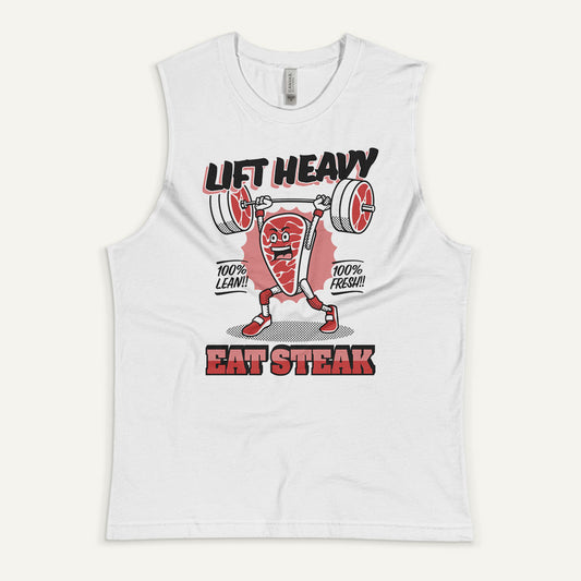 Lift Heavy Eat Steak Men’s Muscle Tank