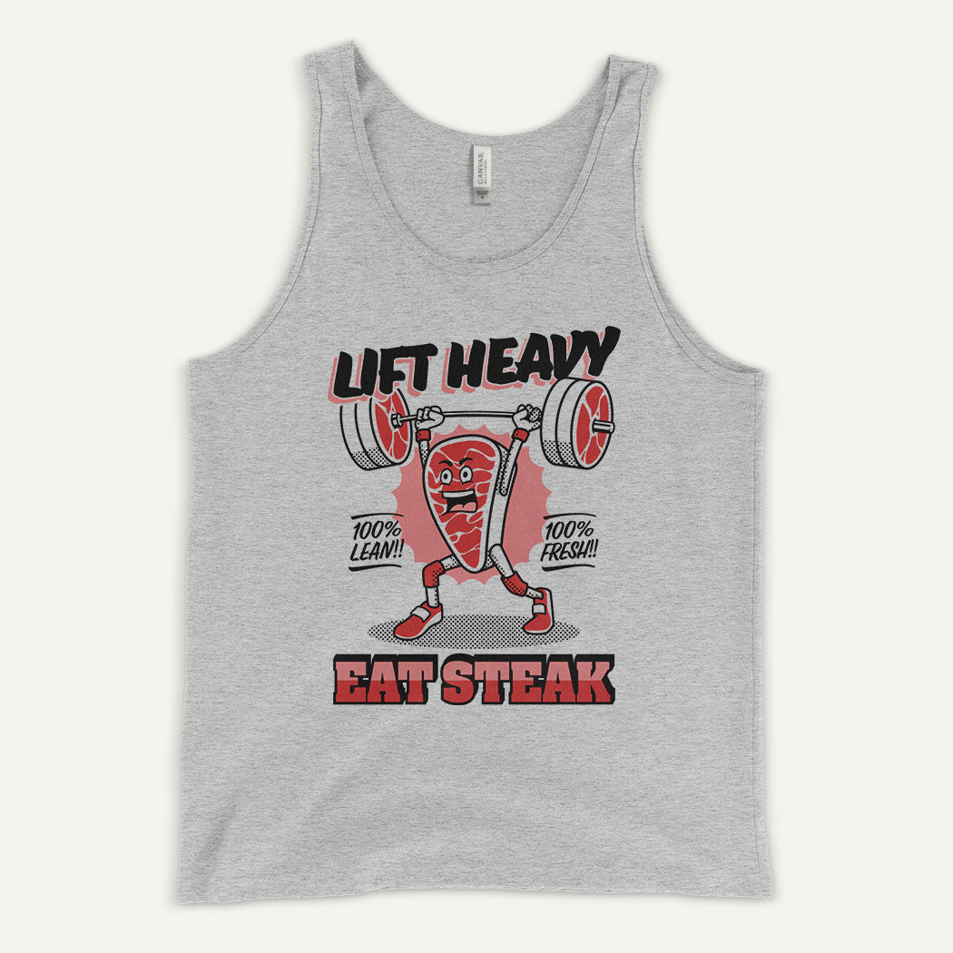 Lift Heavy Eat Steak Men’s Tank Top