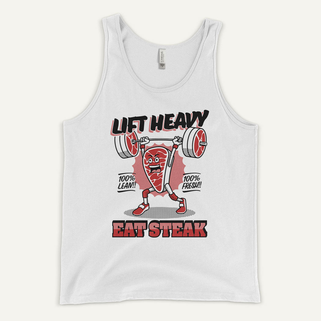 Lift Heavy Eat Steak Men’s Tank Top