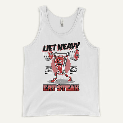 Lift Heavy Eat Steak Men’s Tank Top