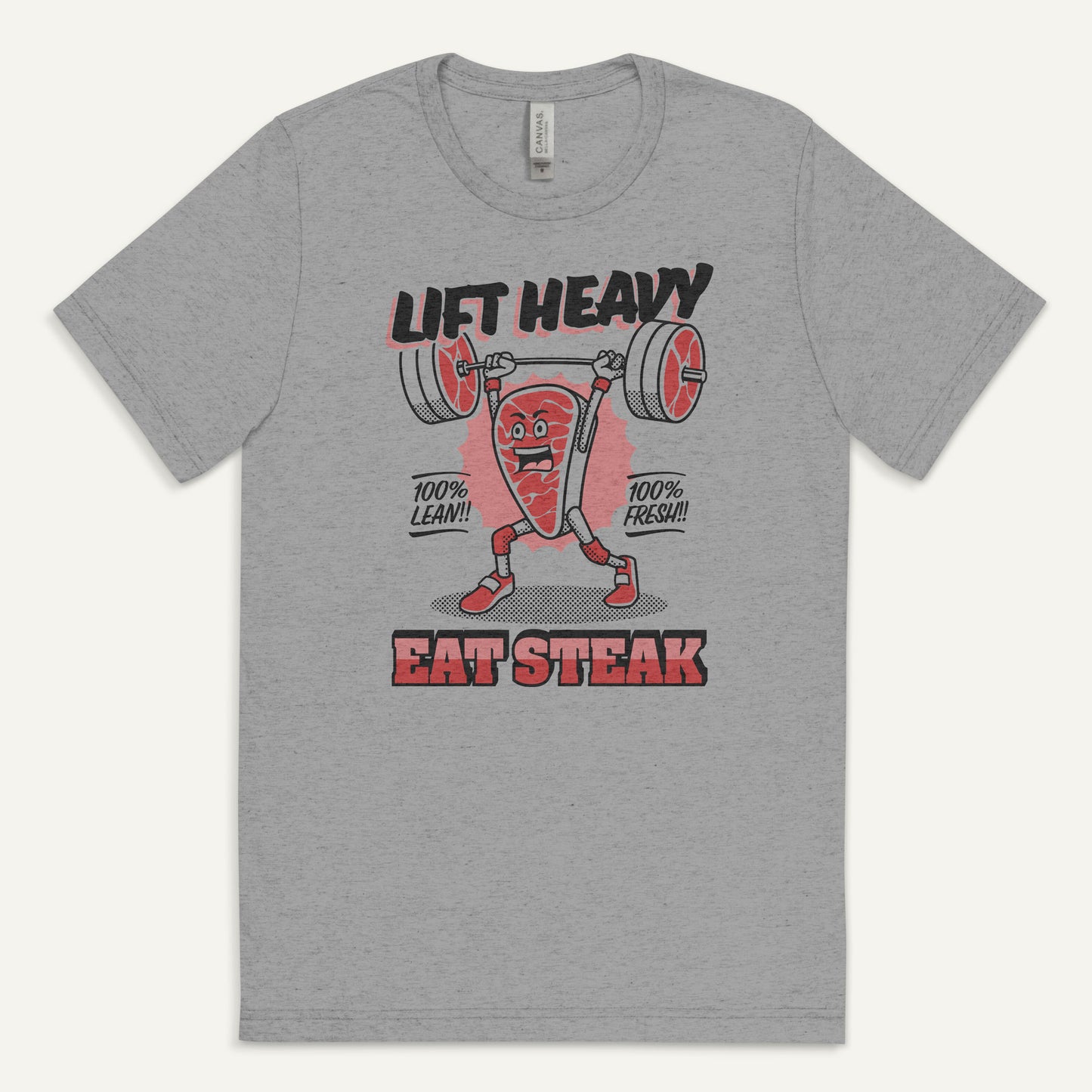 Lift Heavy Eat Steak Men’s Triblend T-Shirt