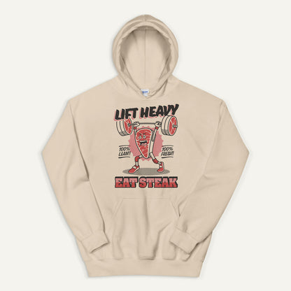 Lift Heavy Eat Steak Pullover Hoodie