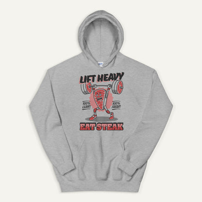 Lift Heavy Eat Steak Pullover Hoodie