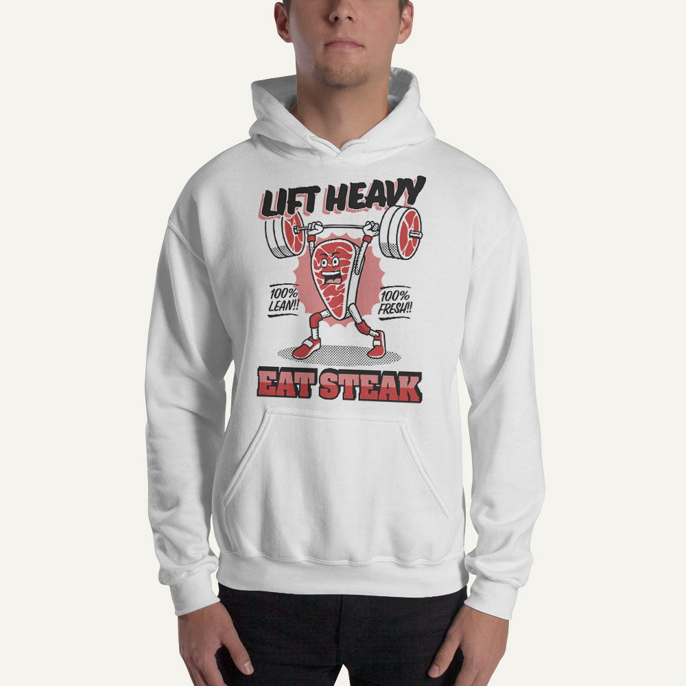 Lift Heavy Eat Steak Pullover Hoodie