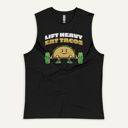 Lift Heavy Eat Tacos Men’s Muscle Tank