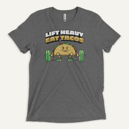 Lift Heavy Eat Tacos Men’s Triblend T-Shirt