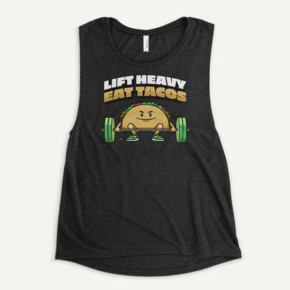 Lift Heavy Eat Tacos Women’s Muscle Tank