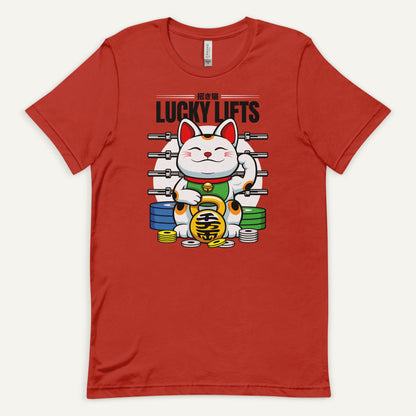 Lucky Cat Lucky Lifts Men’s Standard T-Shirt