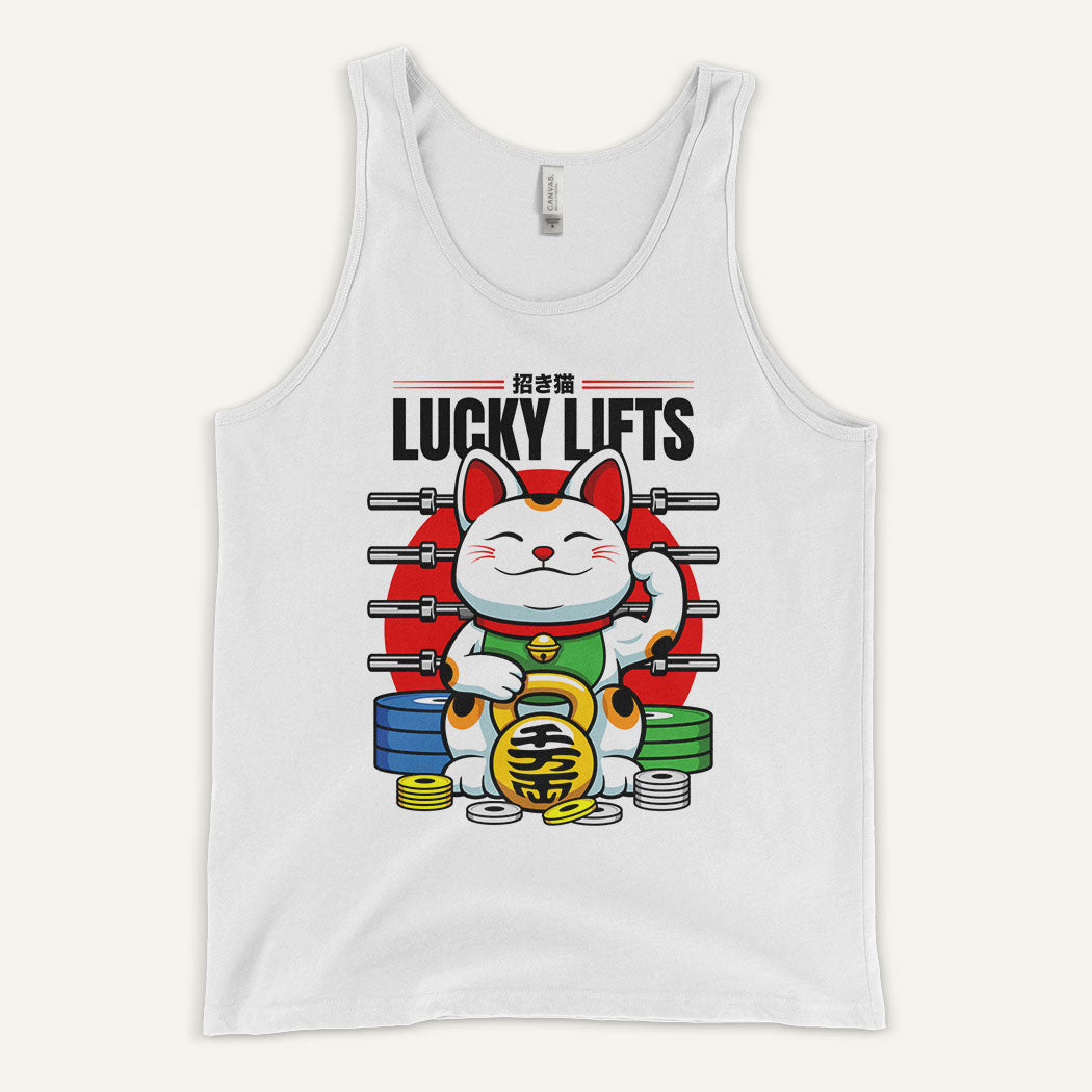 Lucky Cat Lucky Lifts Men’s Tank Top