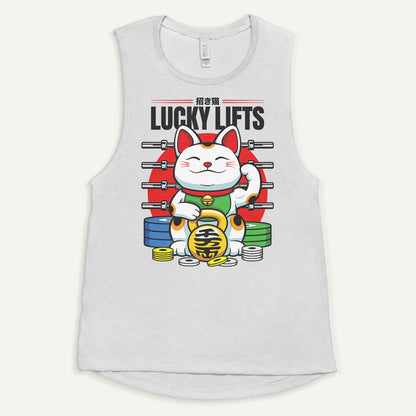 Lucky Cat Lucky Lifts Women’s Muscle Tank