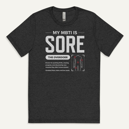 My MBTI Is SORE Men’s Triblend T-Shirt