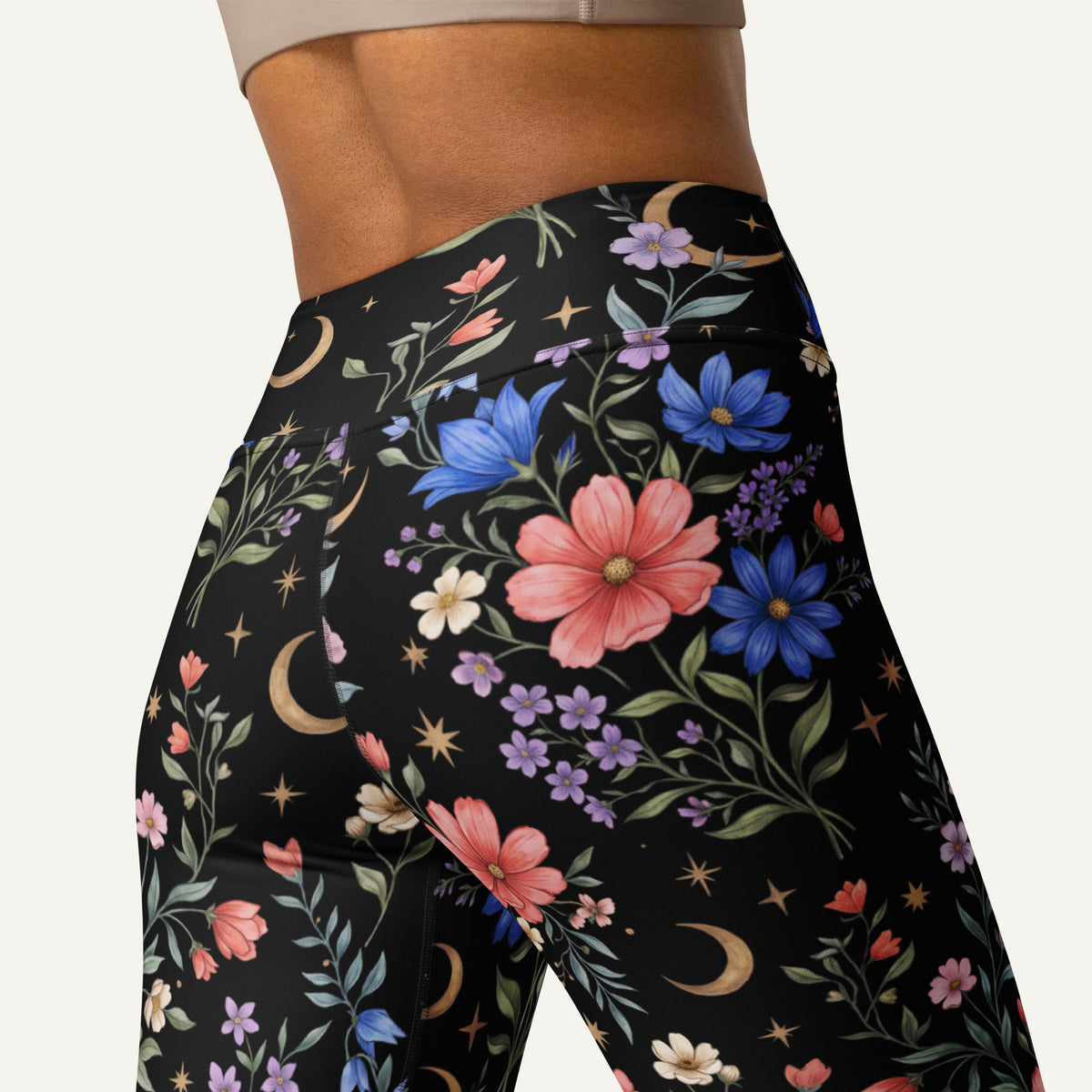 Midnight Meadow High-Waisted Leggings
