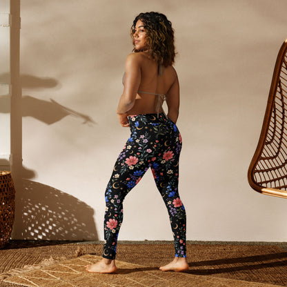 Midnight Meadow High-Waisted Leggings