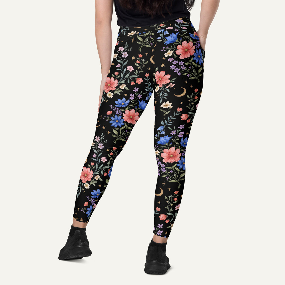Midnight Meadow Pocket Leggings