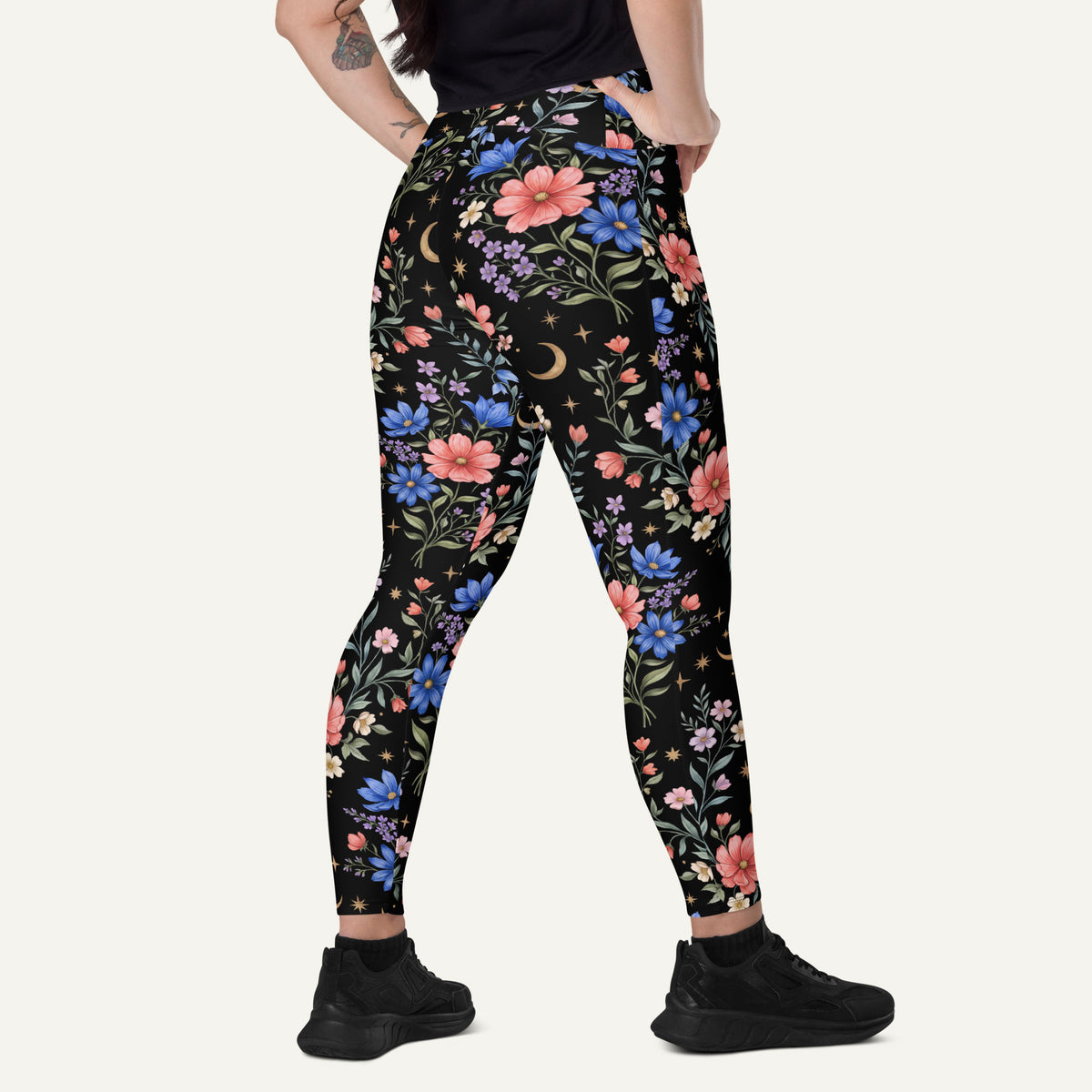 Midnight Meadow Pocket Leggings