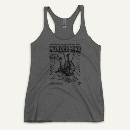 Murder Bike Strikes Again Racerback Tank Top - Ministry of Sweat